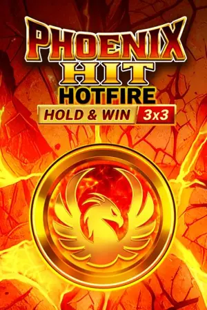 Phoenix HIT Hotfire slot cover in the Green Luck lobby