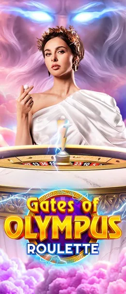 Gates of Olympus Roulette live table cover in the Green Luck lobby